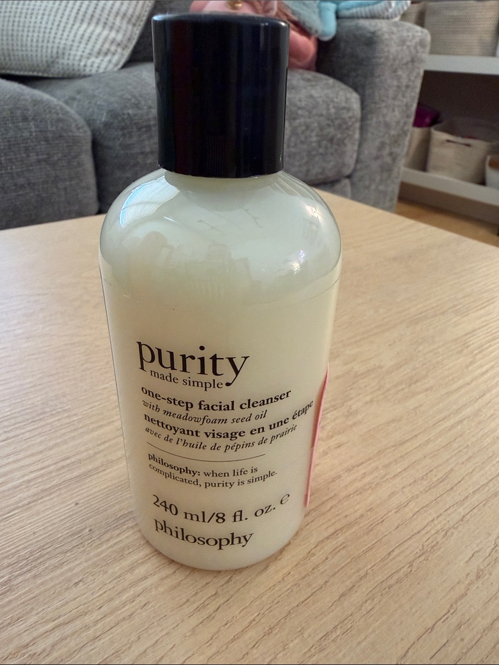 Philosophy Purity One-Step Facial Cleanser in White with Black Cap